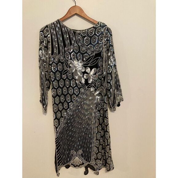 20s‎ style sequin Beaded Dress Gatsby Party style - Picture 8 of 8
